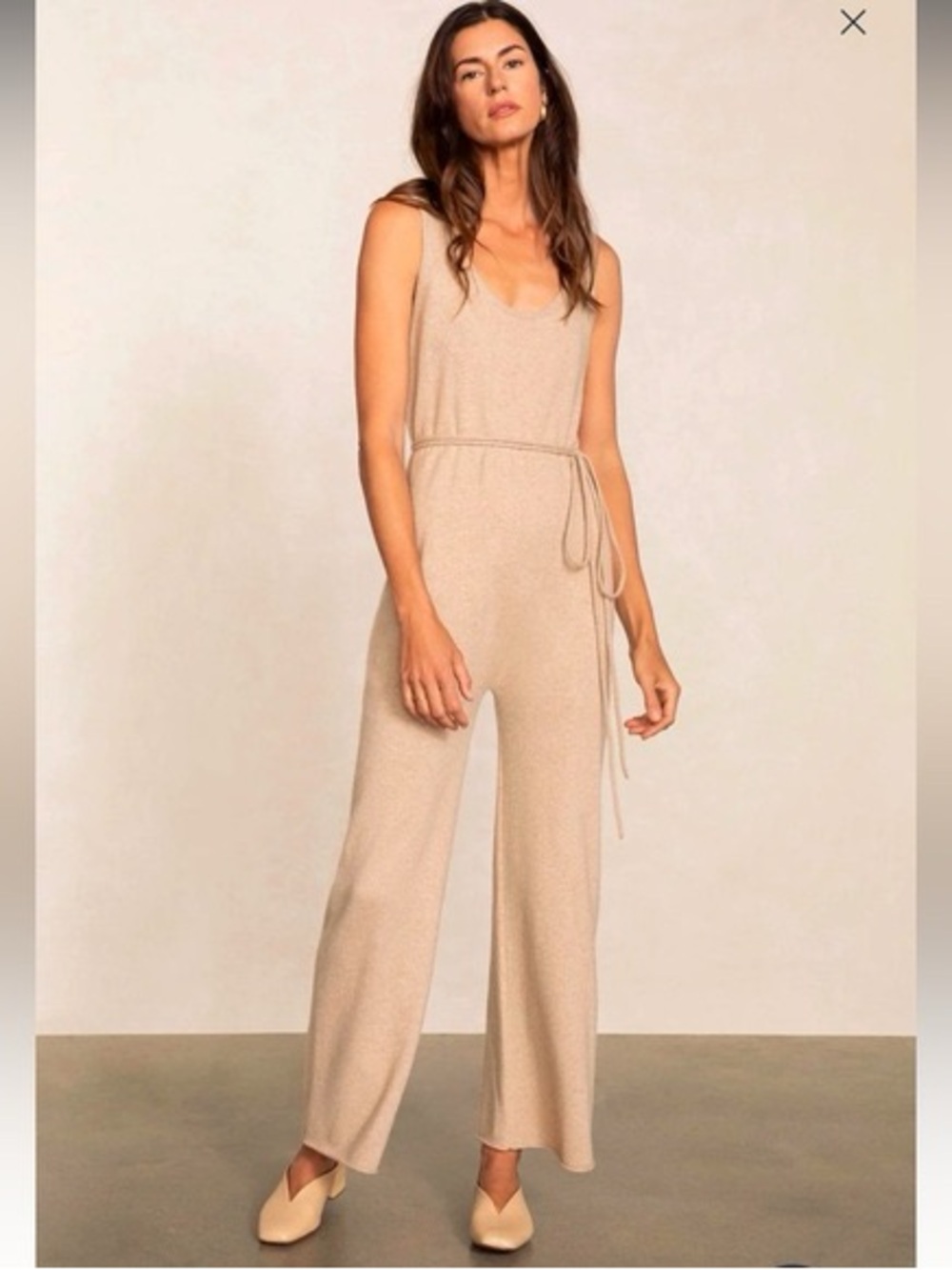 NakedCashmere Mackenzie Jumpsuit in Oatmeal - Small - Like New